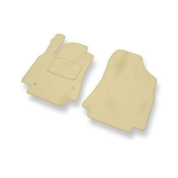 Tapis de Sol Velours adapté pour Citroen Berlingo II Van (2008-2018) - Premium tapis de voiture - beige