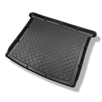 Tapis de coffre adapté pour Ford Grand C-MAX Monospace (11.2010-06.2019) - bac de coffre - protection de coffre voiture - 7 places; 3me rangée abaissée