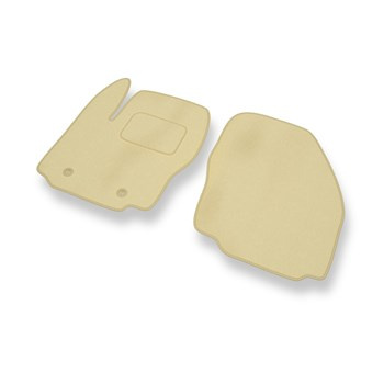 Tapis de Sol Velours adapté pour Ford S-Max I (2006-2015) - Premium tapis de voiture - beige