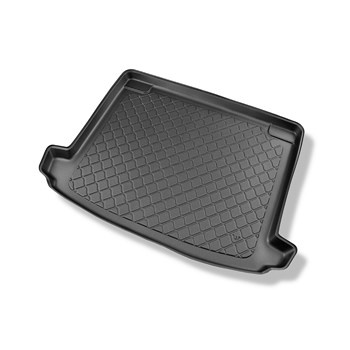 Tapis de coffre adapté pour Renault Clio IV Estate (03.2013-....) - bac de coffre - protection de coffre voiture - coffre supérieur