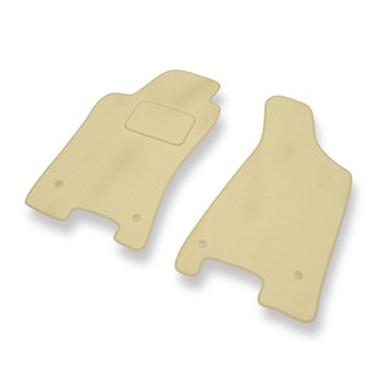 Tapis de Sol Velours adapté pour Audi 80 IV B4 (1991-1996) - Premium tapis de voiture - beige