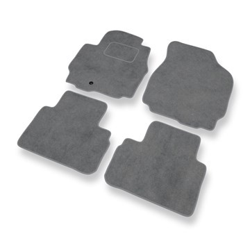 Tapis de Sol Velours adapté pour Ford Maverick III SUV (2003-2007) - Premium tapis de voiture - gris