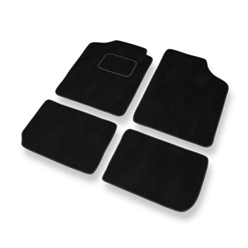Tapis de Sol Velours adapté pour Subaru Justy III Hayon (2003-2007) - Premium tapis de voiture - noir