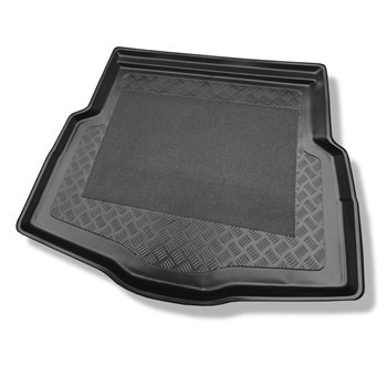 Tapis de coffre adapté pour Alfa Romeo 159 Sportwagon (09.2005-2011) - bac de coffre - protection de coffre voiture - plancher abaissé du coffre ; coffre sans insert en mousse sous le plancher du coffre