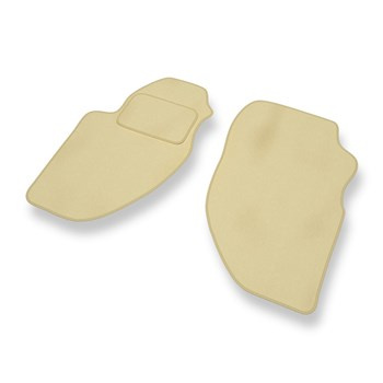 Tapis de Sol Velours adapté pour Alfa Romeo 166 I Berline (1998-2003) - Premium tapis de voiture - beige