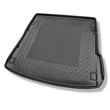 Tapis de coffre adapté pour Audi Q7 4L SUV (03.2006-05.2015) - bac de coffre - protection de coffre voiture - 5/7 places; 3e rangée abaissée