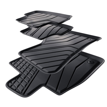 Tapis de sol en TPE adapté pour Volkswagen T-Roc SUV (2017-....) - tapis de voiture - noir