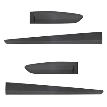Plaques noires latérales de voiture Hyundai i10 FL Hayon (2017-2019)