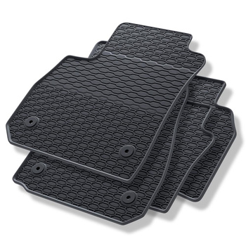 Tapis de sol en caoutchouc adapté pour Opel Insignia II (2017-2023) - tapis de voiture - noir