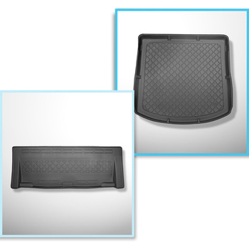 Kit tapis de coffre et tapis de voiture TPE pour: Volkswagen Touran I 1T Monospace (09.2010-08.2015)