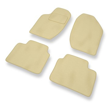 Tapis de Sol Velours adapté pour Alfa Romeo 164 I Berline (1987-1997) - Premium tapis de voiture - beige