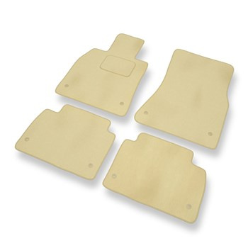 Tapis de Sol Velours adapté pour Lexus GS III (2004-2012) - Premium tapis de voiture - beige