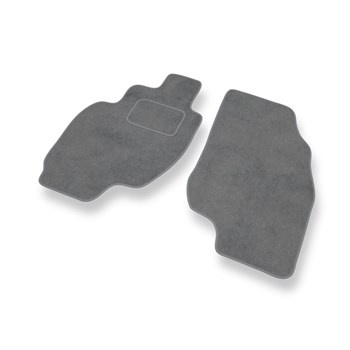 Tapis de Sol Velours adapté pour Hyundai Coupe II Coupé (1999-2002) - Premium tapis de voiture - gris