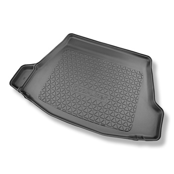 Tapis de coffre adapté pour Toyota bZ4X SUV (07.2022-....) - bac de coffre - protection de coffre voiture - coffre supérieur; plancher amovible en la position la plus basse; cavité gauche amovible dans les modèles avec caisson de graves