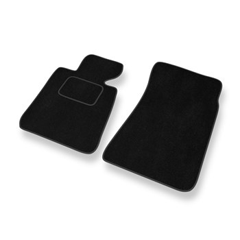 Tapis de Sol Velours adapté pour BMW 3 M3 I E30 Coupé, Cabriolet, Berline, Touring (1985-1992) - Premium tapis de voiture - noir