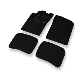 Tapis de Sol Velours adapté pour Toyota Corolla VIII Hayon, Break, Liftback, Berline (1997-2002) - Premium tapis de voiture - noir