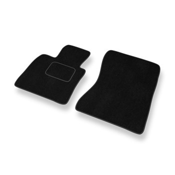 Tapis de Sol Velours adapté pour BMW X6 I E71 SAC (2008-2014) - Premium tapis de voiture - noir