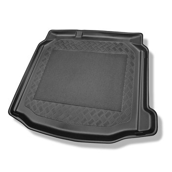 Tapis de coffre adapté pour Seat Leon III, III SC 5F Hayon (11.2012-03.2020) - bac de coffre - protection de coffre voiture - coffre inférieur; sans plancher double du coffre