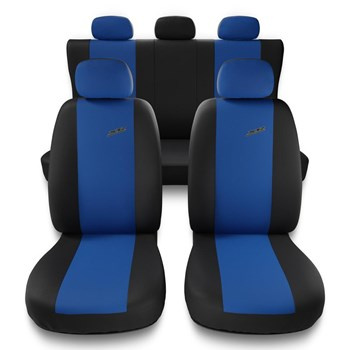 Housses de siège adaptées pour Seat Ateca (2016-2019) - housse siege voiture universelles - couverture siege - X.R-BL