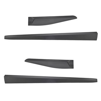 Plaques noires latérales de voiture Nissan Micra K14 Hayon (5 portes) - (2017-....)