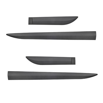 Plaques noires latérales de voiture Subaru Forester SUV (2011-2012)