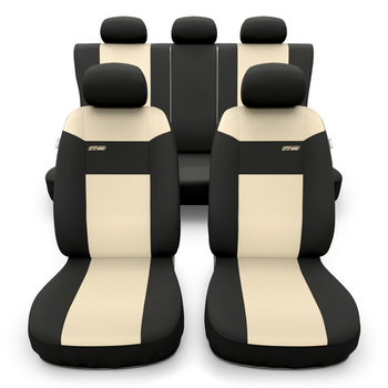 Housses de siège adaptées pour Toyota Yaris I, II, III, IV (1999-....) - housse siege voiture universelles - couverture siege - RSL-BE