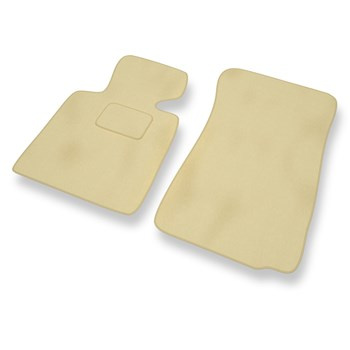 Tapis de Sol Velours adapté pour BMW Z4 I E85, E86 Coupé, Roadster (2002-2008) - Premium tapis de voiture - beige