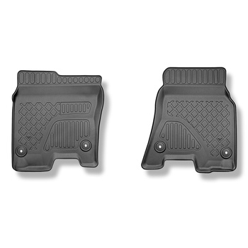 Tapis de sol en TPE adapté pour Dodge Ram V Pick-Up (2019-....) - tapis de voiture - noir