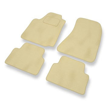 Tapis de Sol Velours adapté pour Alfa Romeo Giulietta Hayon (2010-2020) - Premium tapis de voiture - beige