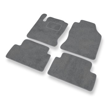 Tapis de Sol Velours adapté pour Ford Focus I (1998-2005) - Premium tapis de voiture - gris