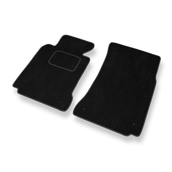 Tapis de Sol Velours adapté pour BMW 5 M5 III E39 Berline, Touring (1998-2003) - Premium tapis de voiture - noir