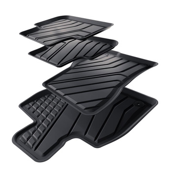 Tapis de sol en TPE adapté pour Volkswagen Tiguan III SUV (2024-....) - tapis de voiture - noir