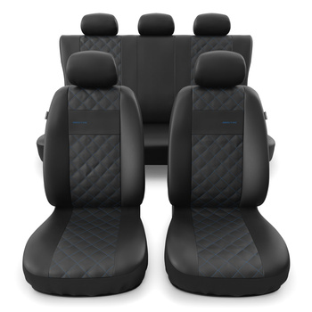 Housses de siège adaptées pour Seat Cordoba I, II (1993-2009) - housse siege voiture universelles - couverture siege - PRF-BL