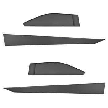 Plaques noires latérales de voiture Toyota Rav4 SUV (2019-....)
