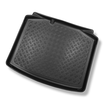 Tapis de coffre adapté pour Skoda Rapid Ambition, Elegance Spaceback (10.2013-03.2019) - bac de coffre - protection de coffre voiture - coffre inférieur (sans / sous le plancher multi-fonctions)