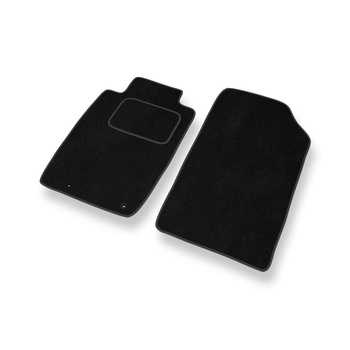 Tapis de Sol Velours adapté pour Peugeot 206 I Hayon, Cabriolet, Berline, SW (1998-2010) - Premium tapis de voiture - noir