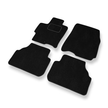 Tapis de Sol Velours adapté pour Mazda Premacy I Monospace (1999-2005) - Premium tapis de voiture - noir