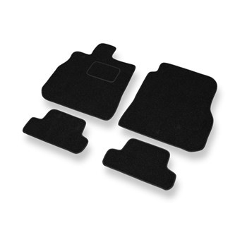 Tapis de Sol Feutres adapté pour Mitsubishi Eclipse IV (2006-2011) - tapis de voiture - noir