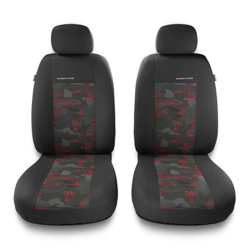 Housses de siège adaptées pour Peugeot 308 I, II, III (2007-....) - housse siege voiture universelles - couverture siege - 2UNE-RD