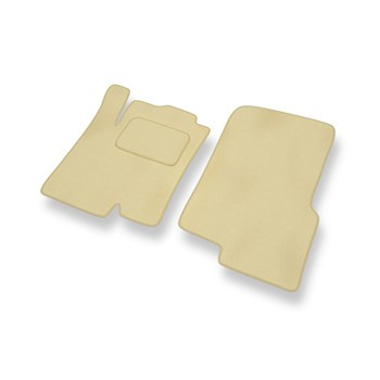 Tapis de Sol Velours adapté pour Smart ForFour I Hayon (2004-2006) - Premium tapis de voiture - beige