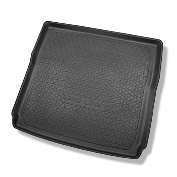 Tapis de coffre adapté pour Ssangyong Rexton W SUV (2012-10.2017) - bac de coffre - protection de coffre voiture - 7 places; 3me rangée abaissée