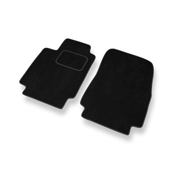 Tapis de Sol Velours adapté pour Renault Clio III Hayon (2005-2013) - Premium tapis de voiture - noir
