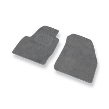 Tapis de Sol Velours adapté pour Land Rover Range Rover Evoque (2011-2018) - Premium tapis de voiture - gris