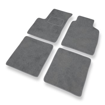 Tapis de Sol Velours adapté pour Fiat Panda II Hayon, Van (2003-2012) - Premium tapis de voiture - gris