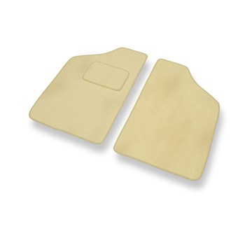 Tapis de Sol Velours adapté pour Fiat Cinquecento Hayon (1990-1998) - Premium tapis de voiture - beige
