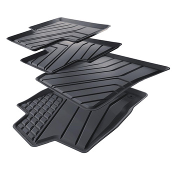 Tapis de sol en TPE adapté pour DS 4 Hatchback (11.2021-....) - tapis de voiture - noir