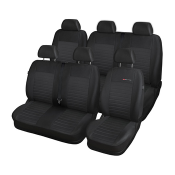 Housses de siège sur mesure adaptées pour Fiat Ducato III Van (2014-....) 7 places - housse siege voiture - couverture siege - E4