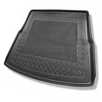 Tapis de coffre adapté pour Volkswagen Golf VI 5K SW (09.2009-08.2013) - bac de coffre - protection de coffre voiture - plancher de chargement plat