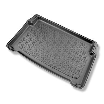 Tapis de coffre adapté pour Opel Mokka B SUV (02.2021-....) - bac de coffre - protection de coffre voiture - coffre inférieur; sous / sans plancher amovible du coffre