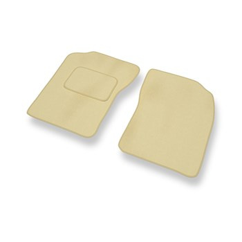 Tapis de Sol Velours adapté pour Toyota Hilux VI Pick-Up (1997-2005) - Premium tapis de voiture - beige